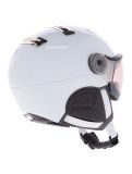 Miniatura Kask, Piuma-R Chrome Visor caschetto con visiera unisex White/Silver bianco, Zilver 