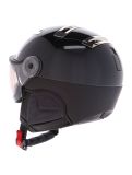 Miniatura Kask, Piuma-R Chrome Visor caschetto con visiera unisex Black/Silver nero, Zilver 