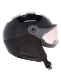 Miniatura Kask, Piuma-R Chrome Visor caschetto con visiera unisex Black/Silver nero, Zilver 