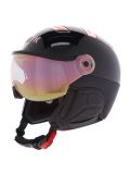 Miniatura Kask, Piuma-R Chrome Visor caschetto con visiera unisex Black/Pink Gold bianco, rosa 