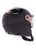 Miniatura Kask, Piuma-R Chrome Visor caschetto con visiera unisex Black/Pink Gold bianco, rosa 