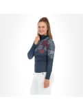 Miniatura Kilpi, Leema-W maglione slim fit donna dark blu