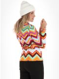 Miniatura Kou Sportswear, Chevron maglione donna Colourful arancio, multicolorato, verde 