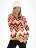 Miniatura Kou Sportswear, Chevron maglione donna Colourful arancio, multicolorato, verde 