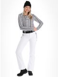 Miniatura Luhta, Joentaus pantaloni da sci softshell donna Optic White bianco 