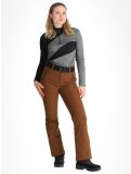 Miniatura Luhta, Joentaus C pantaloni da sci softshell donna Chocolat marrone 