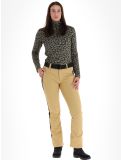 Miniatura Luhta, Reututunturi pantaloni da sci softshell donna Cafe Au Lait beige, nero 