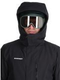 Miniatura Mammut, Fall Line HS Thermo Hooded giacca sci uomo Black nero 