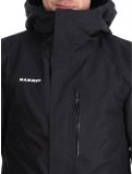 Miniatura Mammut, Fall Line HS Thermo Hooded giacca sci uomo Black nero 