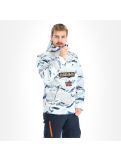 Miniatura Napapijri, Rainforest Pkt Prt 1 anorak uomo camouflage ice bianco 