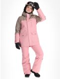 Miniatura O'Neill, Utility Hybrid giacca sci donna Genuine Pink Colour Block bianco, marrone, rosa 