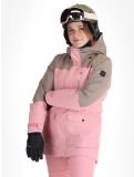 Miniatura O'Neill, Utility Hybrid giacca sci donna Genuine Pink Colour Block bianco, marrone, rosa 