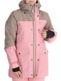 Miniatura O'Neill, Utility Hybrid giacca sci donna Genuine Pink Colour Block bianco, marrone, rosa 