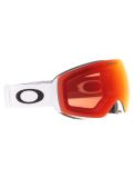 Miniatura Oakley, Flight Deck M mascherina da sci unisex Matte White - Prizm Torch Iridium bianco 