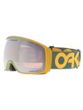 Miniatura Oakley, Flight Tracker L mascherina da sci unisex B1B Hunter Green Gold - Prizm Black Iridium Goud, verde 