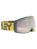 Miniatura Oakley, Flight Tracker L mascherina da sci unisex B1B Hunter Green Gold - Prizm Black Iridium Goud, verde 