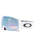 Miniatura Oakley, Flight Tracker L mascherina da sci unisex Matte White - Prizm Sapphire Iridium bianco 