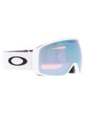 Miniatura Oakley, Flight Tracker L mascherina da sci unisex Matte White - Prizm Sapphire Iridium bianco 