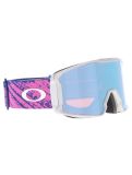 Miniatura Oakley, Line Miner L mascherina da sci unisex Lucas Braathen Signature - Prizm Snow Sapphire Iridium bianco, rosa 