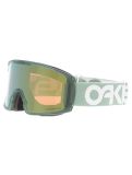 Miniatura Oakley, Line Miner M mascherina da sci unisex Matte B1B Jade - Prizm Sage Gold Iridium verde 