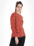 Miniatura Odlo, Active Warm Eco Graphic maglia termica donna Cinnabar marrone 