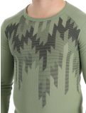 Miniatura Odlo, Active Warm Eco Graphic maglia termica uomo Matte Green verde 