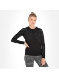 Miniatura Odlo, Natural + Kinship Warm maglia termica donna melange nero