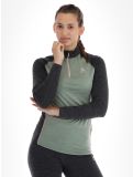 Miniatura Odlo, Natural Performance PW 150 maglione donna Matte Green - Dark Grey Melange grigio, verde 