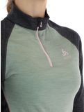 Miniatura Odlo, Natural Performance PW 150 maglione donna Matte Green - Dark Grey Melange grigio, verde 