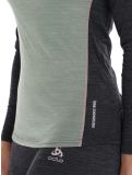 Miniatura Odlo, Natural Performance PW 150 maglione donna Matte Green - Dark Grey Melange grigio, verde 