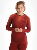 Miniatura Odlo, Perfomance Eco maglia termica donna Spiced Apple borgogna 