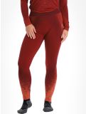 Miniatura Odlo, Perfomance Eco pantaloni termici donna Spiced Apple borgogna 