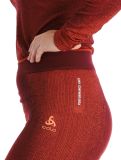 Miniatura Odlo, Perfomance Eco pantaloni termici donna Spiced Apple borgogna 