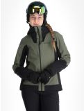 Miniatura Peak Performance, W Rider Tech 2L giacca sci donna Pine Needle / Black nero, verde 