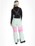 Miniatura Picture, Elwy pantaloni da sci BIBBIB donna Silt Green Orchid Acid Lime rosa, verde 