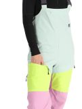 Miniatura Picture, Elwy pantaloni da sci BIBBIB donna Silt Green Orchid Acid Lime rosa, verde 