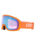 Miniatura POC, Fovea mascherina da sci unisex Zink Orange / Partly Sunny Blue arancio, blu 