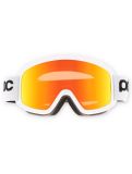 Miniatura POC, Opsin mascherina da sci unisex Hydrogen White / Partly Sunny Orange arancio, bianco 