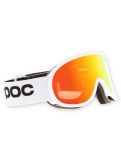 Miniatura POC, Retina Mid mascherina da sci unisex Hydrogen White / Partly Sunny Orange arancio, bianco 