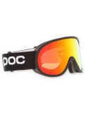 Miniatura POC, Retina Mid mascherina da sci unisex Uranium Black / Partly Sunny Orange arancio, nero 