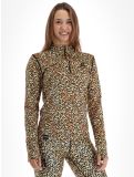 Miniatura Poederbaas, Animal maglione donna Panther Brown marrone 