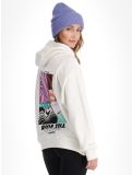 Miniatura Poederbaas, Arty Hoody felpa donna Off White bianco 