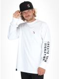 Miniatura Poederbaas, Arty Longsleeve felpa uomo Off White bianco 