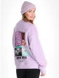 Miniatura Poederbaas, Arty Sweater felpa donna Lila viola 