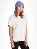 Miniatura Poederbaas, Arty T-shirt maglia donna Off White bianco 