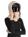 Miniatura Poederbaas, Fluffy Balaclava maschera da sci unisex Sand beige 