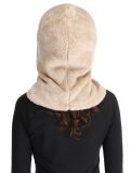 Miniatura Poederbaas, Fluffy Balaclava maschera da sci unisex Sand beige 