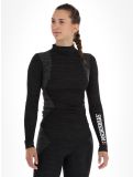 Miniatura Poederbaas, Technical Thermo Shirt Longsleeve maglia termica donna Black nero 