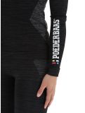 Miniatura Poederbaas, Technical Thermo Shirt Longsleeve maglia termica donna Black nero 