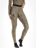 Miniatura Poederbaas, Thermo Animal pantaloni termici donna Panther Brown marrone 